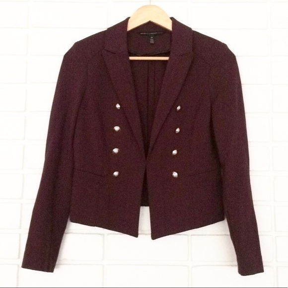 White House Black Market Jackets & Blazers - White House Black Market Purple Military Blazer